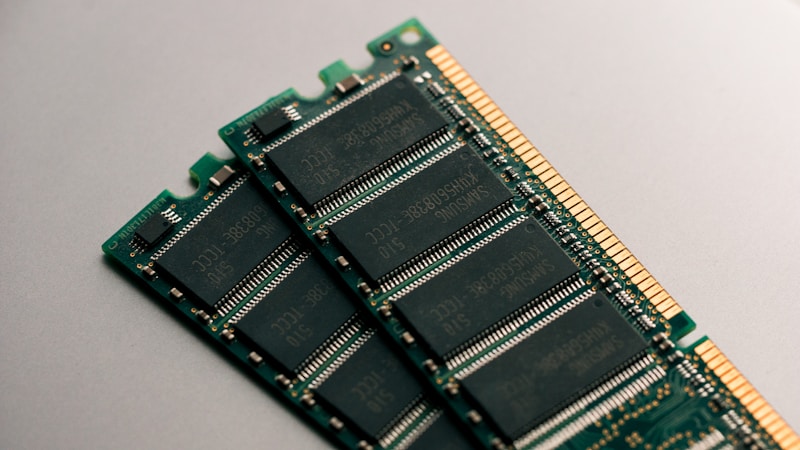 High-bandwidth memory modules. Three companies — SK hynix, Samsung, and Micron — control the entire HBM supply chain, each pursuing distinct strategies to reach mass production. (Source: Unsplash)